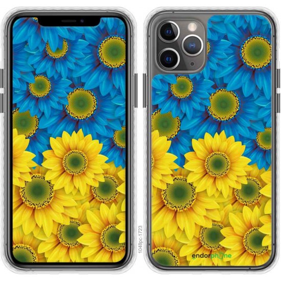 Чохол "Жовто-блакитні квіти" на iPhone 11 Pro Max