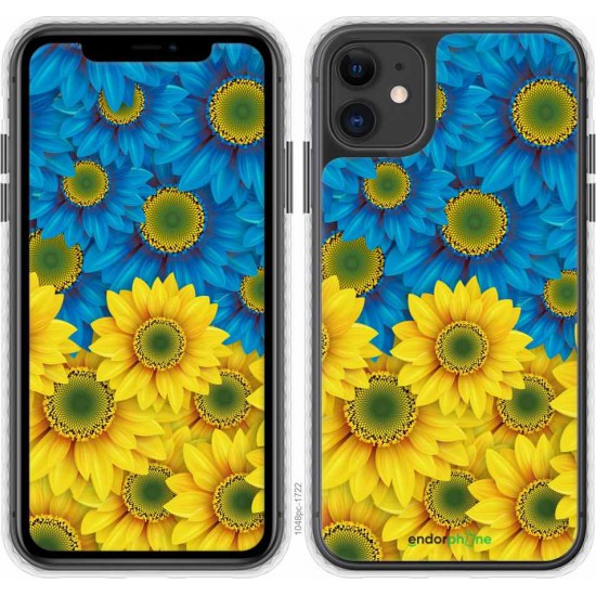 Чохол "Жовто-блакитні квіти" на iPhone 11