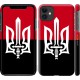 "Black and red flag with Trident" iPhone 11 case