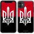 "Black and red flag with Trident" iPhone 11 case