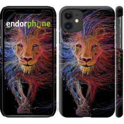 "Abstract lion 2" iPhone 11 case