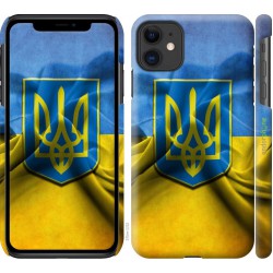 Чохол "Прапор та герб України 1" на iPhone 11