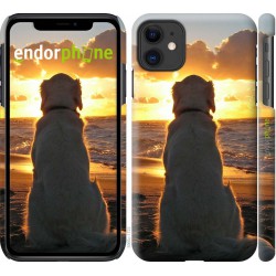 Чохол "Захід сонця та собака" на iPhone 11