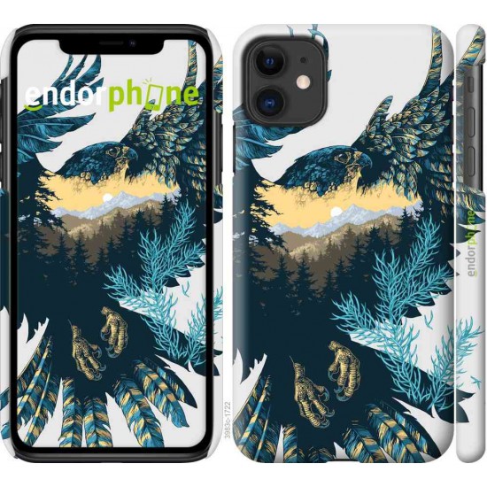 Чохол "Арт-орел на тлі природи" на iPhone 11