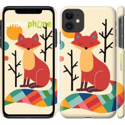 Чохол "Rainbow fox" на iPhone 11