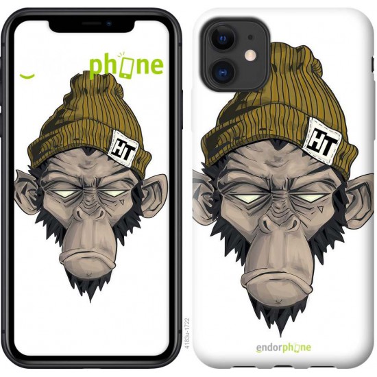 Чохол "Мавпа у шапці" на iPhone 11