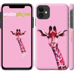 Чохол "Рожева жирафа" на iPhone 11