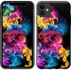 "Abstract flowers" iPhone 11 case