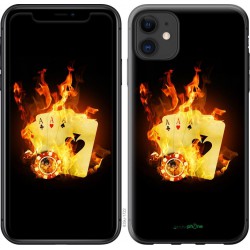 "Burning cards" iPhone 11 case