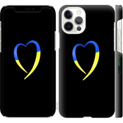 Чохол "Жовто-блакитне серце" на iPhone 12