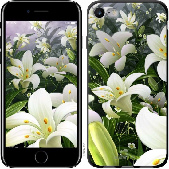 Чохол "Білі лілії" на iPhone 7