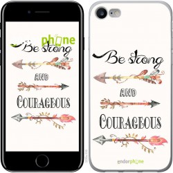 "Be strong and courageous" iPhone 7 case