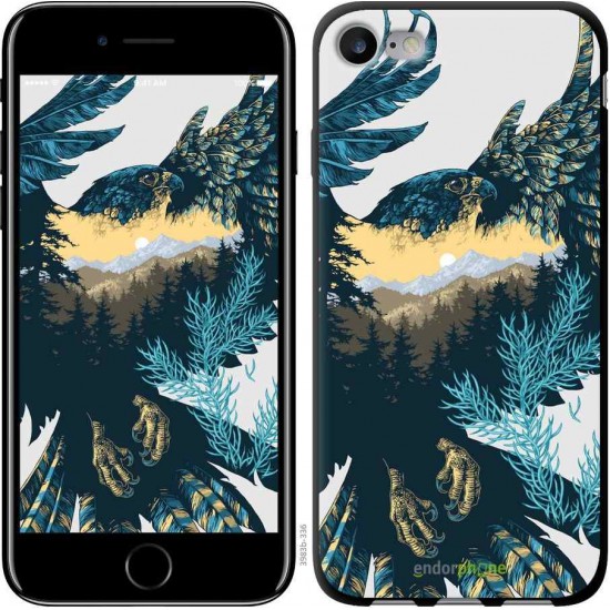 "Art eagle on the background of nature" iPhone 7 case