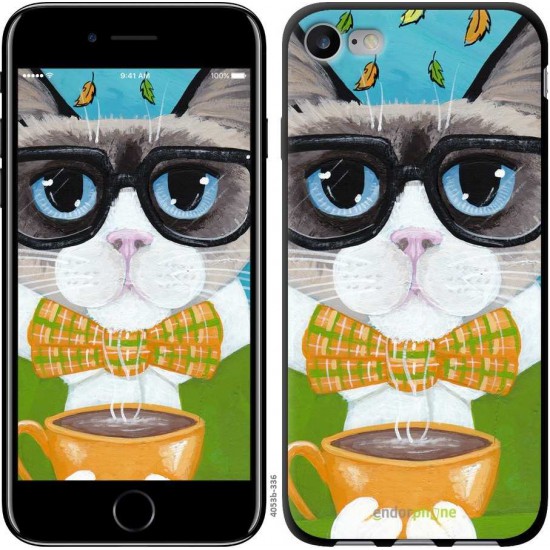 Чохол "Cat&Coffee" на iPhone 7