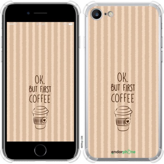 Чохол "But first coffee" на iPhone 7
